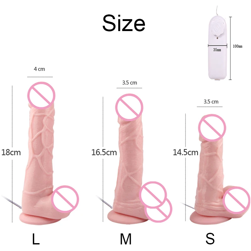 ManNuo Skin Realistic Vibrating Dildo Huge Penis Vibrator Remote Control Female Masturbator Suction Cup Adult Sex Toys For Women