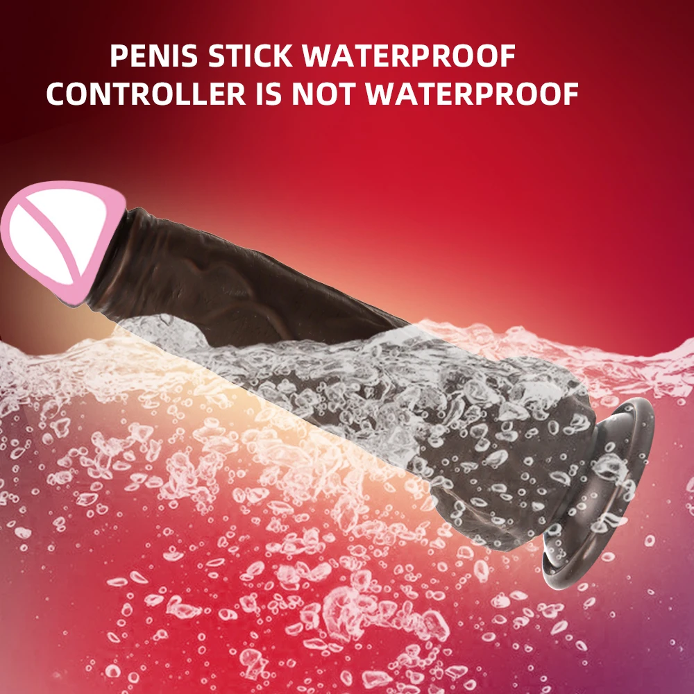 Huge Realistic Dildo Vibrator for Women Sex Toys Heating Big Dick Remote Control Penis Telescopic Anal Female Stimulator