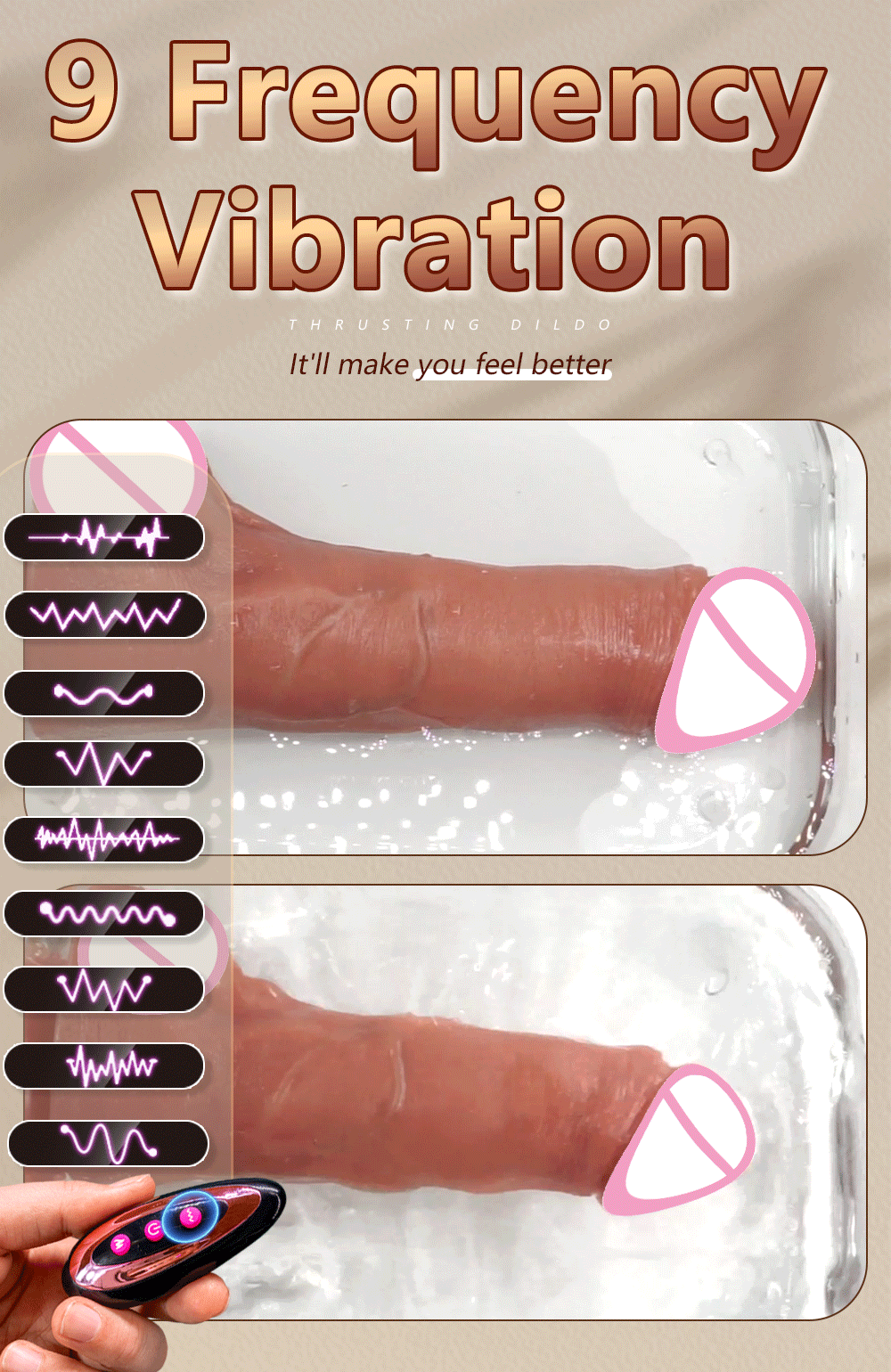 Silicone Realistic Vibrators Dildo Swing Thrusting Heating Wireless Remote Control Dildo Female Masturbation Sex Toys for Women