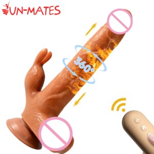 Telescopic Realistic Big Dildo Vibrators Soft Long Penis Female Masturbator Remote Control Vagina Stimulation Sex Toys for Women