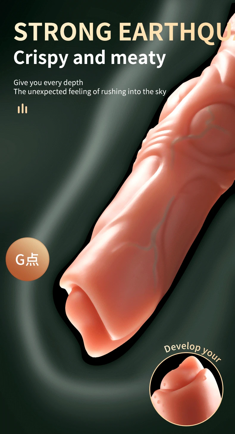 Big Dog Dildo Vibrator Realistic Penis Artificial Telescopic Swing Dick Heating Dildos Remote Control Vibrators for Women