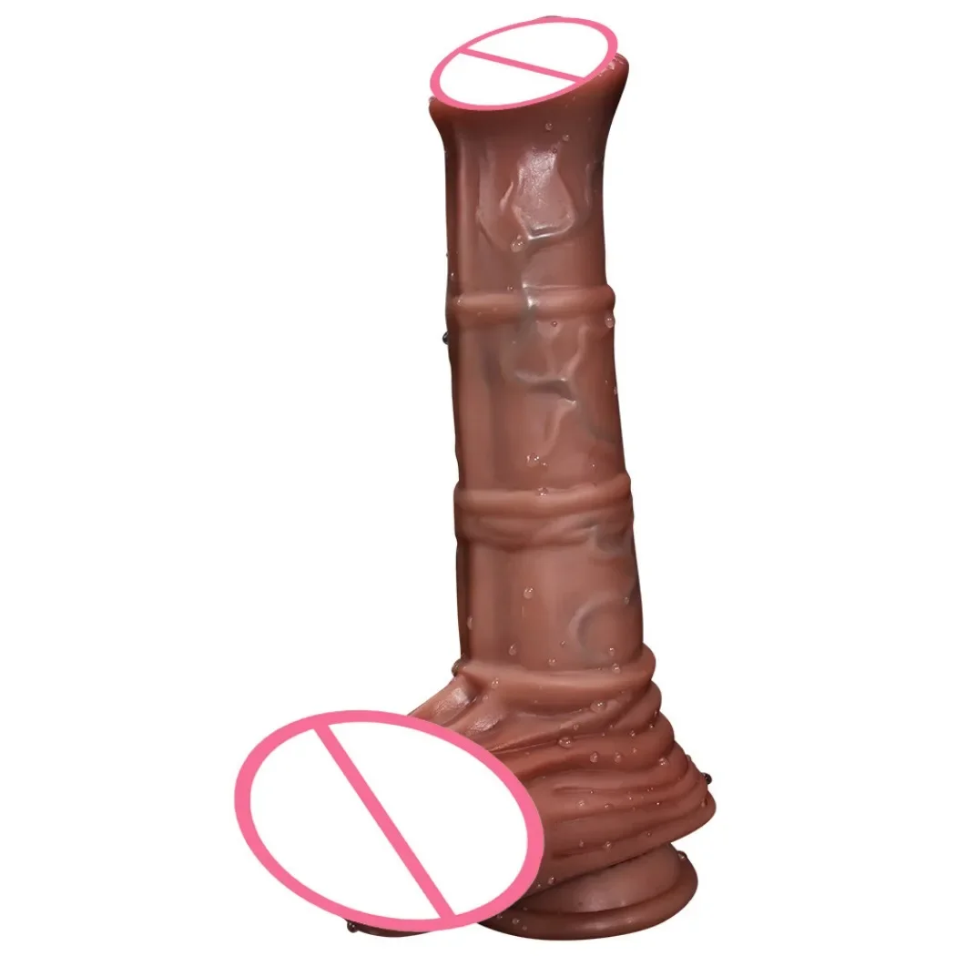 Monster Horse Telescopic Swing Vibration with Suction Cup Heating Penis Realistic Dildo Remote Control Sex Toy Women Masturbator