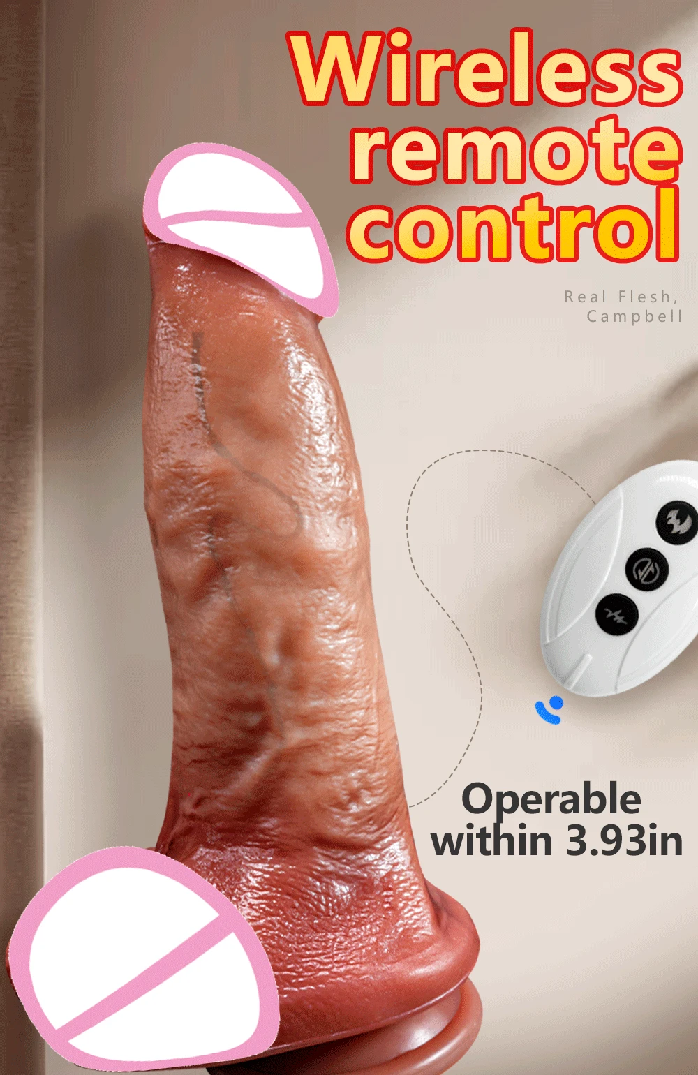 Realistic Big Dildo Vibrator Penis Telescopic Swing Fake Dick Remote Control Vibration Female Masturbation Sex Toys for Women