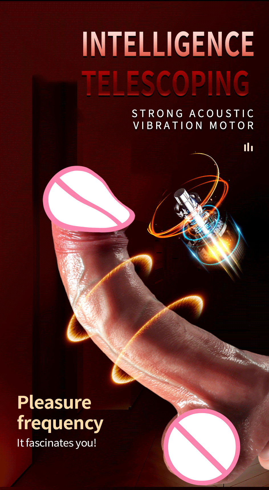 Thrusting Realistic Dildo Vibrators for Women 4 in 1 Penis Heating Vibrating Massager with Remote Control Sex Toys Machine