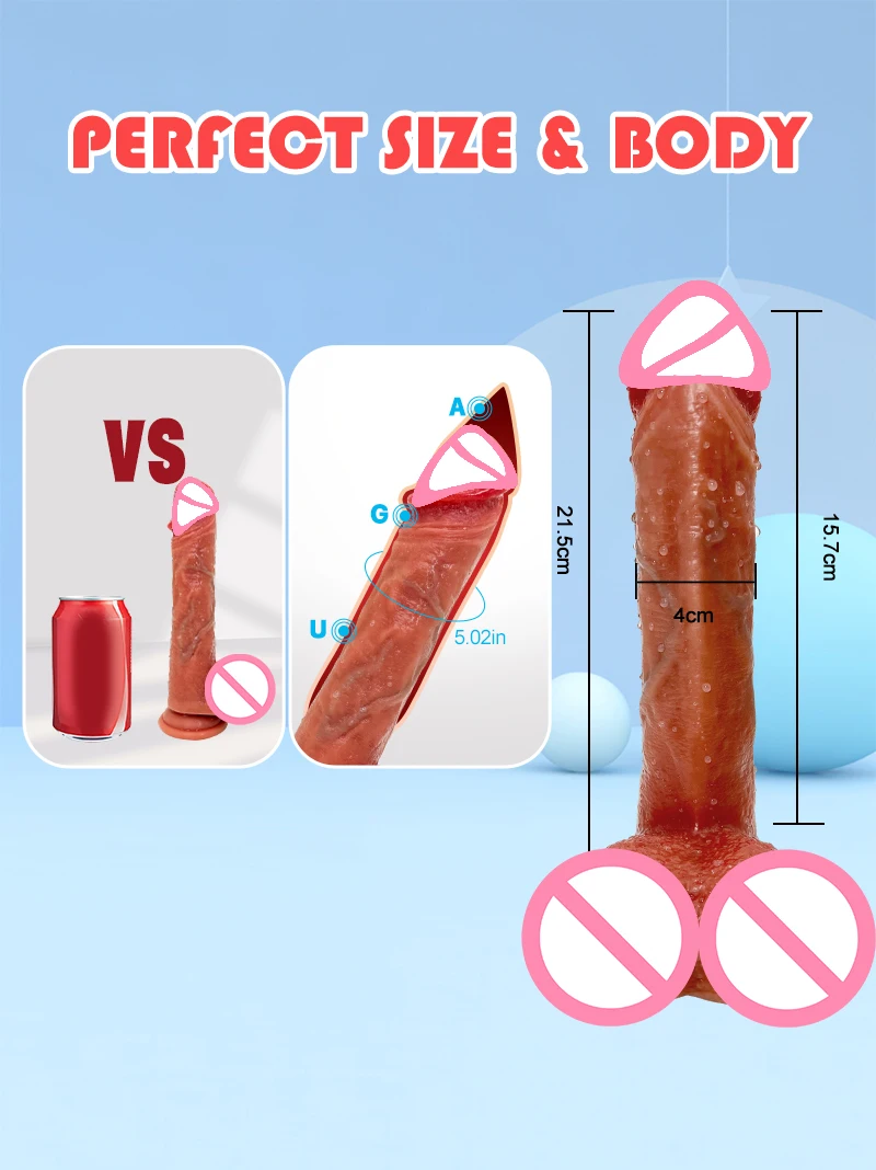 Penis Dildo Realistic Telescopic Vibrating Thrusting Female Masturbation With Suction Cup Heating Remote Control Dick For Women Penis Dildo Realistic Telescopic Vibrating Thrusting Female Masturbation With Suction Cup Heating Remote Control Dick For Women