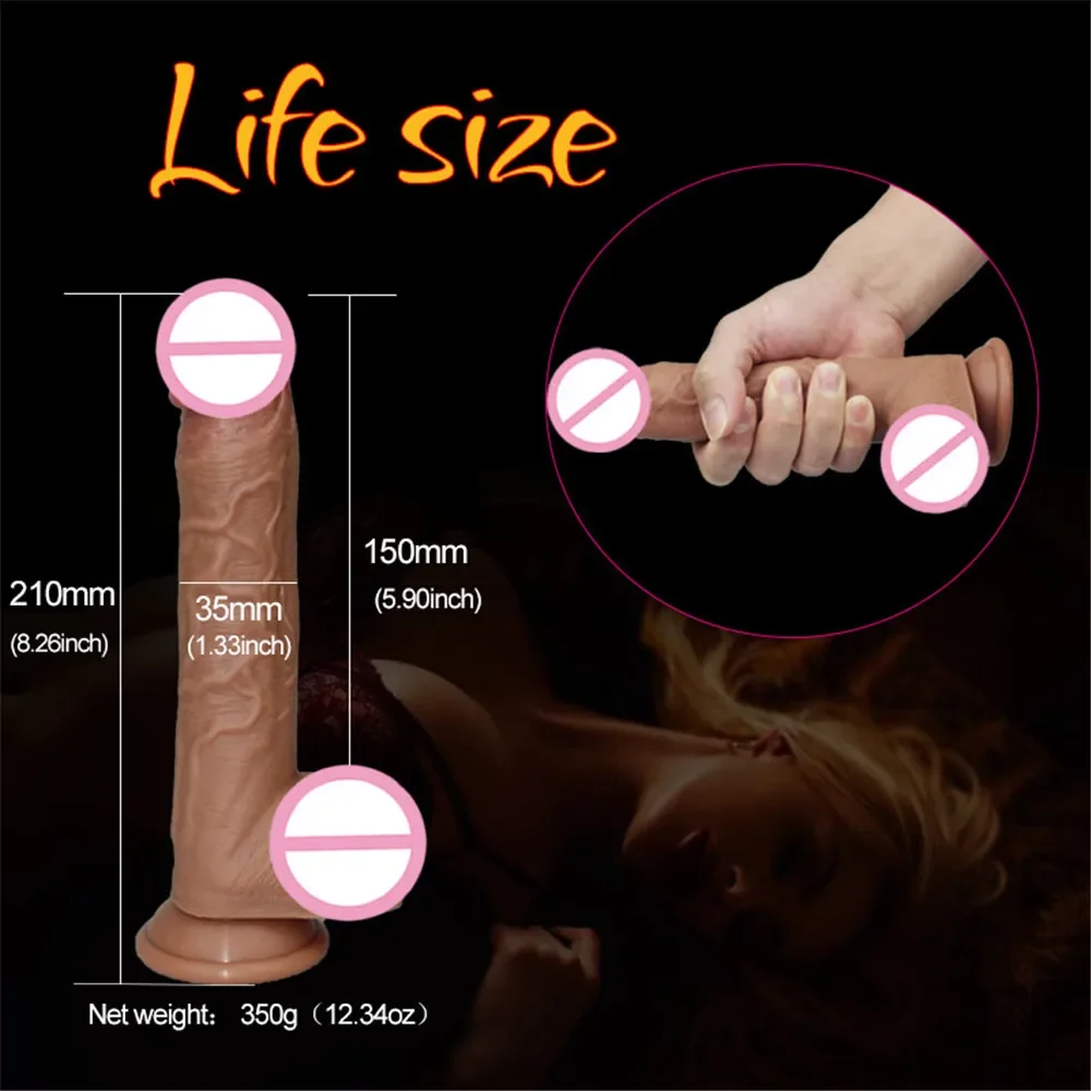 Remote Control Realistic Soft Dildo Vibrator Adult Sex Toys for Woman Telescopic Rotation Big Penis Vagina Female Masturbation