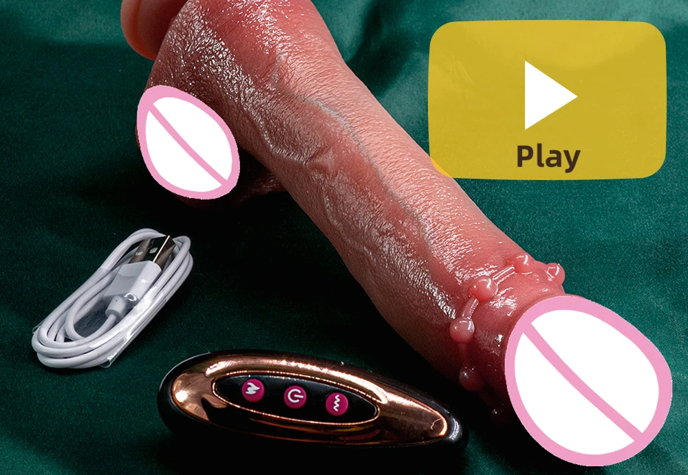 Big Penis Vibrator Remote Control Thrusting Dildo Vibrating Swing Realistic Penis Anal Masturbator Sex Toy for Women Adult toys