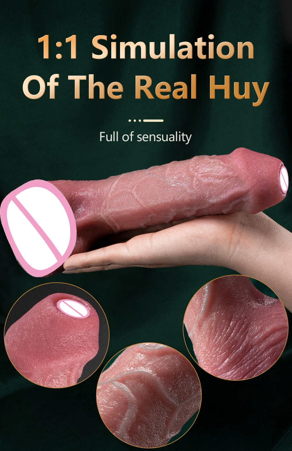 Simulated Vein Penis Remote Control Telescopic Vibrating Soft Realistic Dildo Heating Female Sex Toy Vibrator With Suction Cup