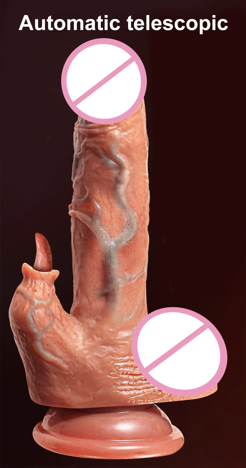 Thrusting Swing Dildo Wireless Remote Control Vibrator Realistic Penis Gay Suction Cup Masturbator Big Dick For Women Sex Toys