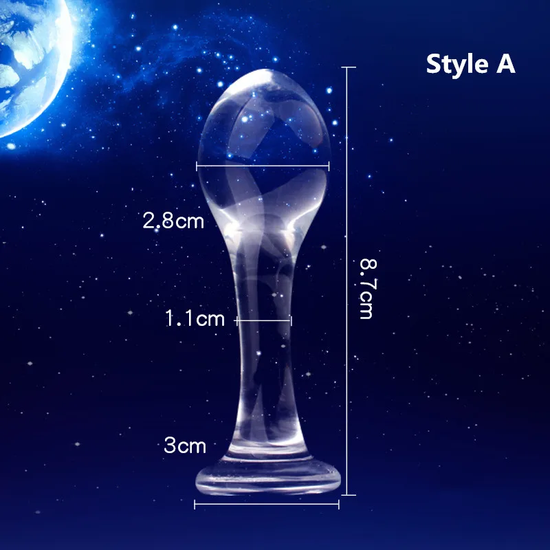 Erotic Pyrex Glass Dildo Anal Bead Butt Plug For Fetish Bdsm Bondage Couples Flirting Adults Games Sex Toys For Women Men Gay