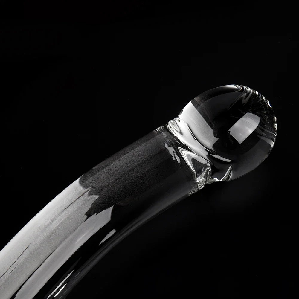 9 Inch Big Glass Dildo Gode Clear Pyrex Glass Large Dick Huge Dildo Realistic Strapon Penis Adult Supplies Sex Toys for Woman