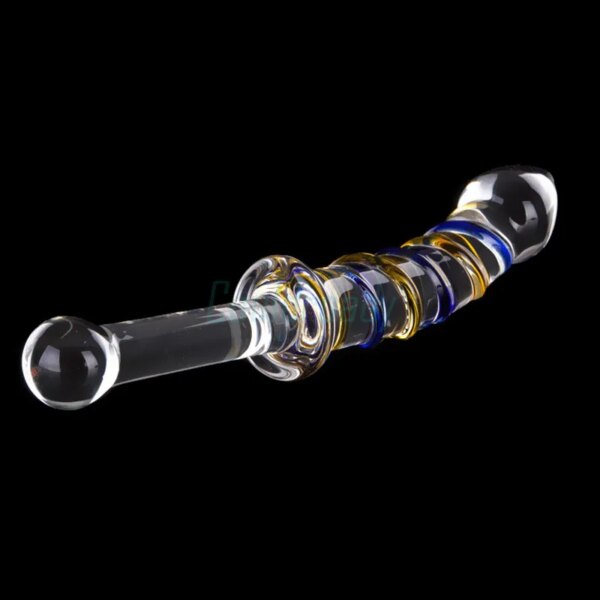 Pyrex Glass Crystal Dildo Prostate Massager Anal Butt Plug Gspot Sex Toys Adult Female Masturbation Products for Women Men Gay