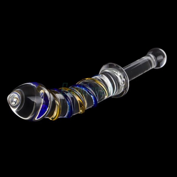 Pyrex Glass Crystal Dildo Prostate Massager Anal Butt Plug Gspot Sex Toys Adult Female Masturbation Products for Women Men Gay