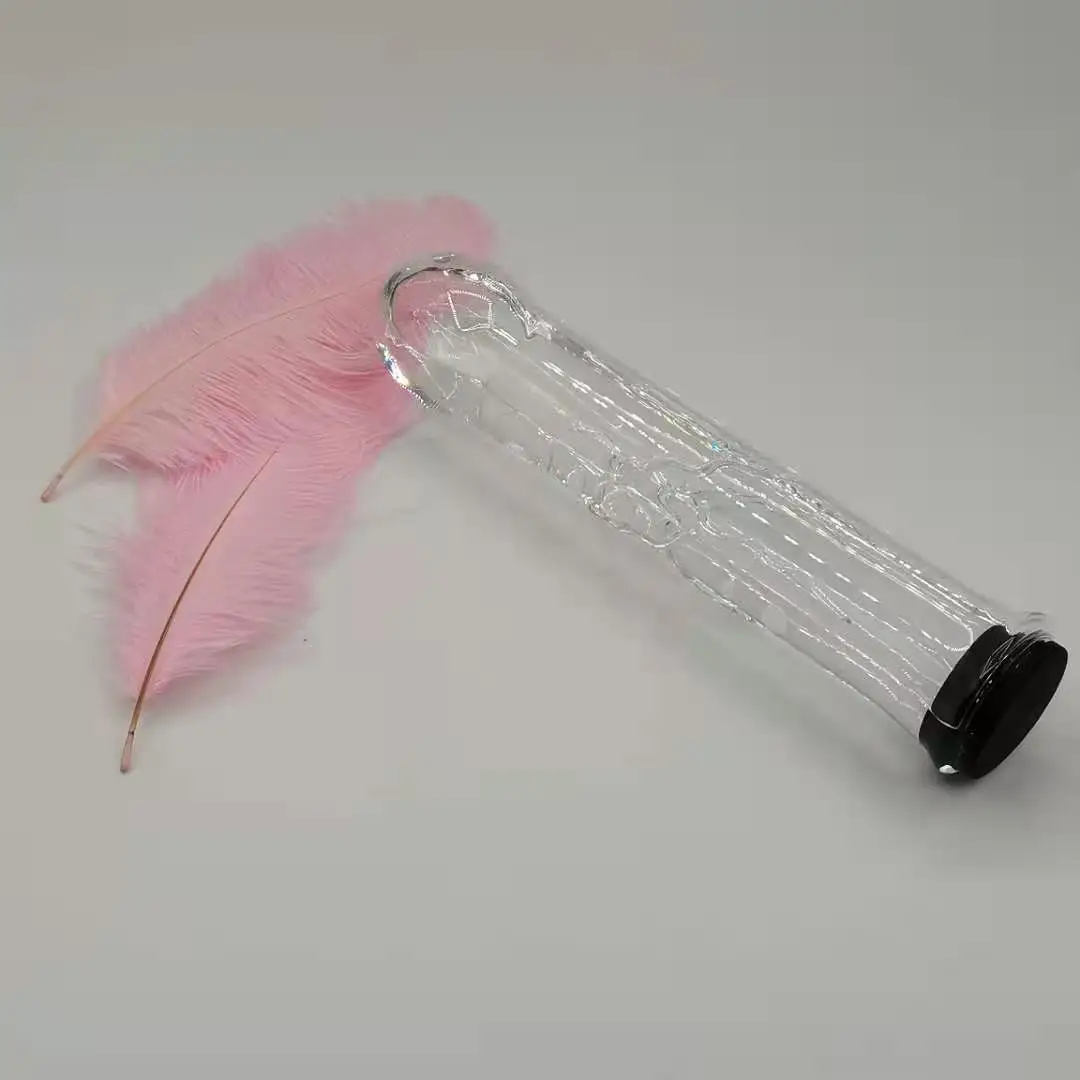 Hollow Glass Dildo Add Hot Ice Water Pyrex Anal Plug Butt Plug Fake Penis Anus Massage Wand Adult Sex Toys for Couples Gay Women