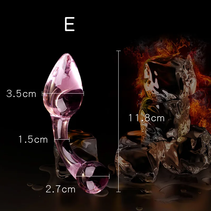 Erotic Crystal Pyrex Glass Dildo Ball Bead Fake Penis Butt Plug Sex Toys For Women Men To Prostate Massager Masturbation Erotic Crystal Pyrex Glass Dildo Ball Bead Fake Penis Butt Plug Sex Toys For Women Men To Prostate Massager Masturbation