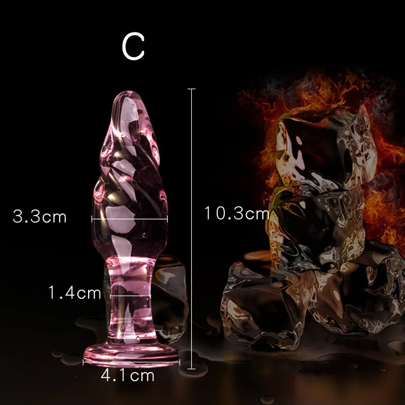 Erotic Crystal Pyrex Glass Dildo Ball Bead Fake Penis Butt Plug Sex Toys For Women Men To Prostate Massager Masturbation Erotic Crystal Pyrex Glass Dildo Ball Bead Fake Penis Butt Plug Sex Toys For Women Men To Prostate Massager Masturbation