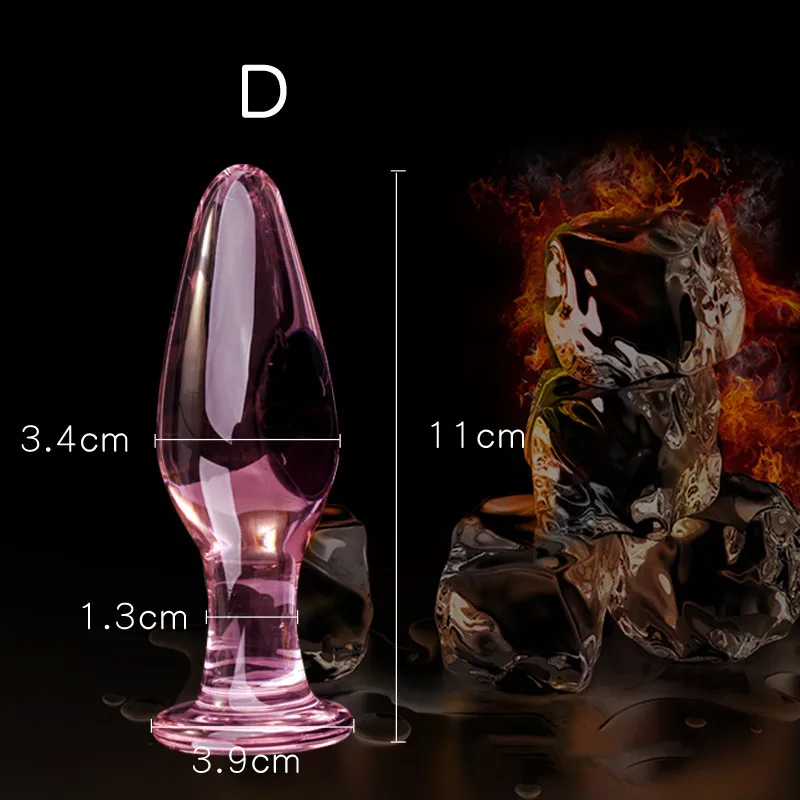 Erotic Crystal Pyrex Glass Dildo Ball Bead Fake Penis Butt Plug Sex Toys For Women Men To Prostate Massager Masturbation Erotic Crystal Pyrex Glass Dildo Ball Bead Fake Penis Butt Plug Sex Toys For Women Men To Prostate Massager Masturbation