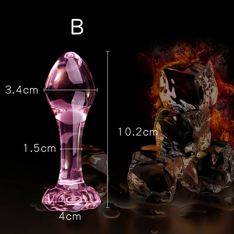 Erotic Crystal Pyrex Glass Dildo Ball Bead Fake Penis Butt Plug Sex Toys For Women Men To Prostate Massager Masturbation Erotic Crystal Pyrex Glass Dildo Ball Bead Fake Penis Butt Plug Sex Toys For Women Men To Prostate Massager Masturbation