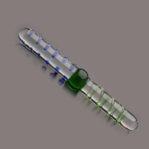 Double Head Solid Pyrex Crystal Glass Dildo Penis Anal Beads Butt Plug Erotic Toys for Couples Bdsm Bondage Flirt Sex Shop