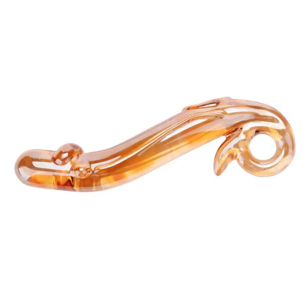 Black wolf Pyrex glass dildo fake penis crystal butt plug prostate massager g-spot female masturbation Sex toys for women men