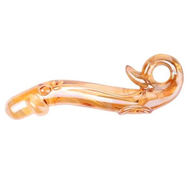 Black wolf Pyrex glass dildo fake penis crystal butt plug prostate massager g-spot female masturbation Sex toys for women men