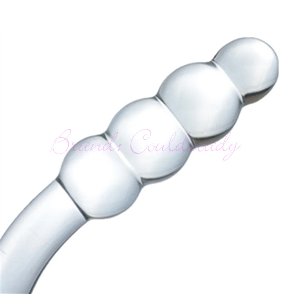Pyrex Glass Anal Beads Butt Plug Big Ball Large Crystal Dildo Penis Artificial Dick Gay Masturbate Adult Sex Toy For Women Men