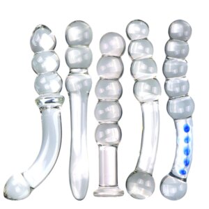 Pyrex Glass Anal Beads Butt Plug Big Ball Large Crystal Dildo Penis Artificial Dick Gay Masturbate Adult Sex Toy For Women Men