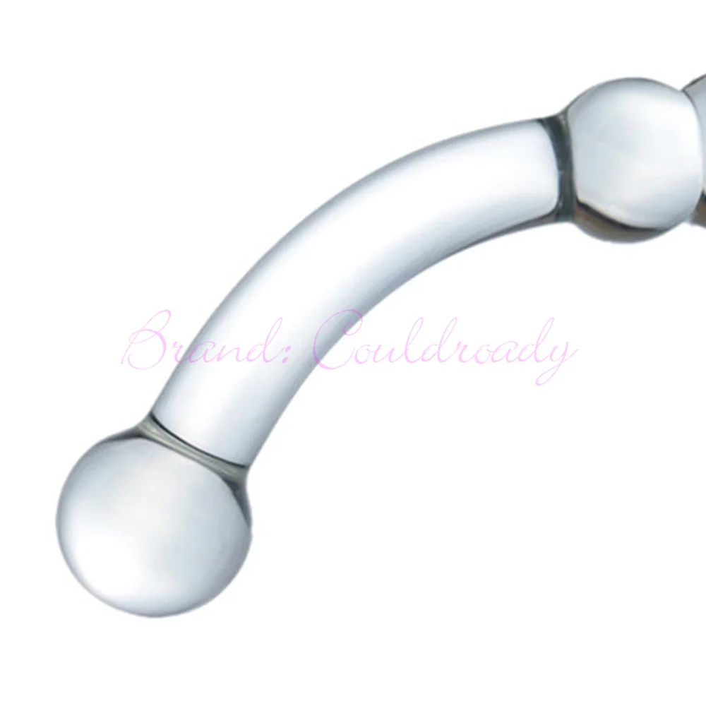 Pyrex Glass Anal Beads Butt Plug Big Ball Large Crystal Dildo Penis Artificial Dick Gay Masturbate Adult Sex Toy For Women Men