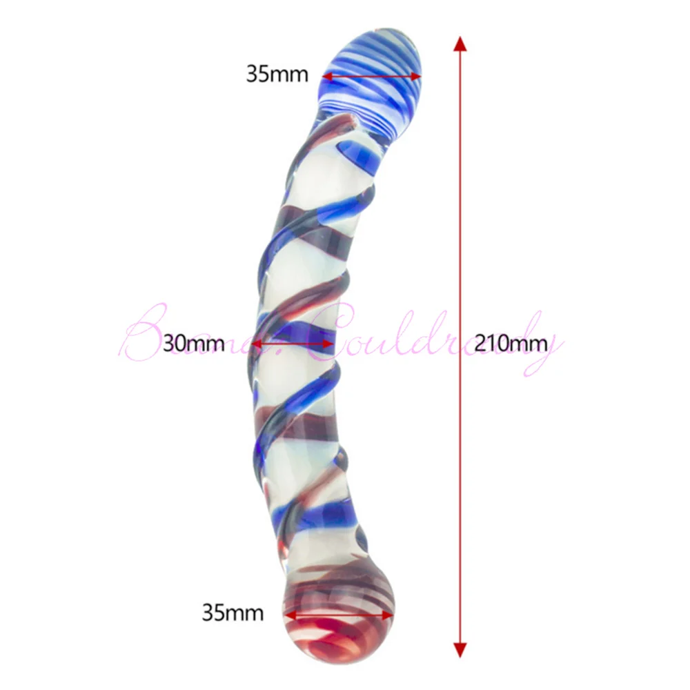 Pyrex Glass Dildo For Women Masturbation Artificial Penis Anal Plug Sex Toy Gays Sex Product