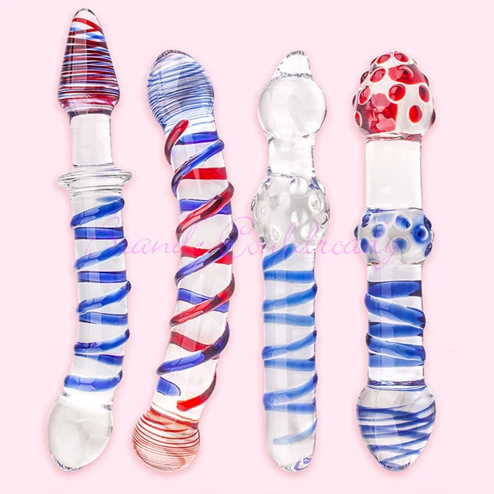 Pyrex Glass Dildo For Women Masturbation Artificial Penis Anal Plug Sex Toy Gays Sex Product