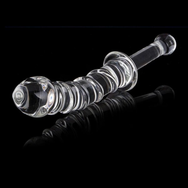 Women Glass Dildo Sex Pyrex Crystal Dildo Glass Sex Toys for Woman Anal Toys Adult Crystal Female Sex Products with handle