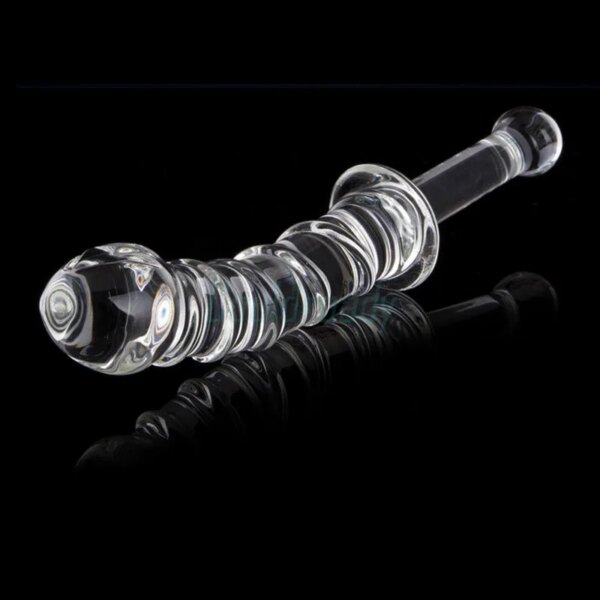 Women Glass Dildo Sex Pyrex Crystal Dildo Glass Sex Toys for Woman Anal Toys Adult Crystal Female Sex Products with handle