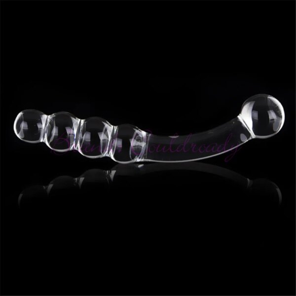Pyrex Glass Anal Beads Butt Plug Big Ball Large Crystal Dildo Penis Artificial Dick Gay Masturbate Adult Sex Toy For Women