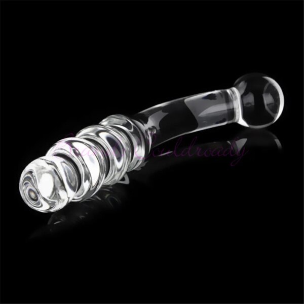 Pyrex Glass Anal Beads Butt Plug Big Ball Large Crystal Dildo Penis Artificial Dick Gay Masturbate Adult Sex Toy For Women