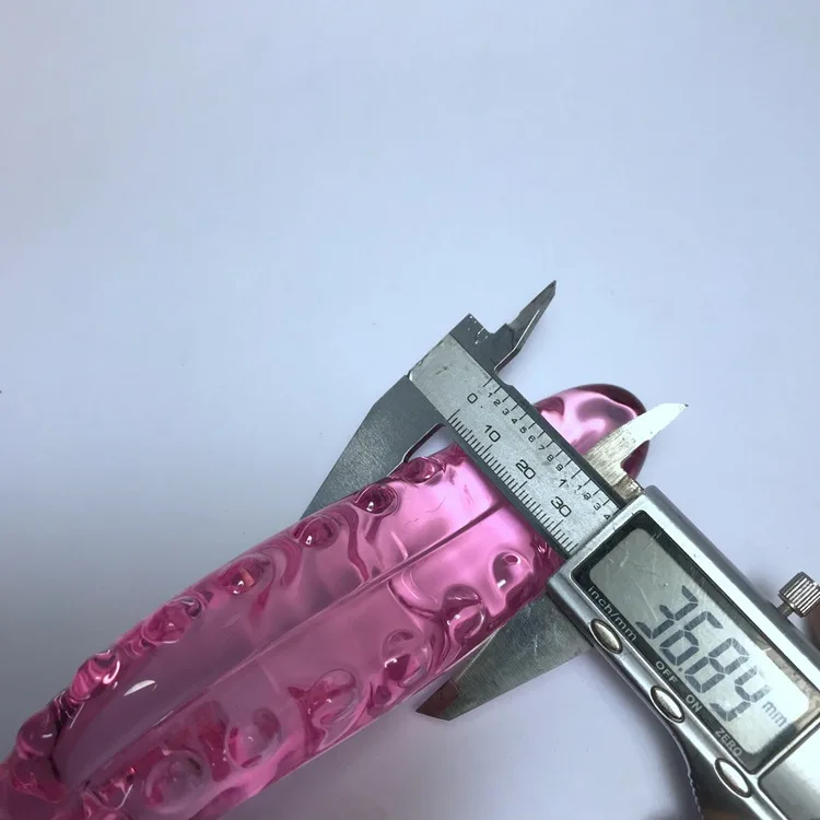 Hippocampus Shape G Shape Pyrex Glass Crystal Dildo with Spot Beads Fake Penis Anal Butt Plug Gay Masturbation Box Shipping