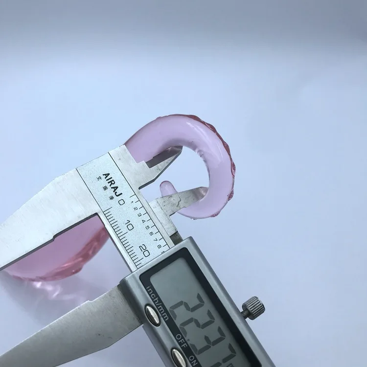 Hippocampus Shape G Shape Pyrex Glass Crystal Dildo with Spot Beads Fake Penis Anal Butt Plug Gay Masturbation Box Shipping