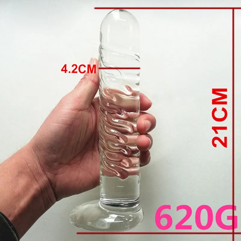 Sexyshop Pyrex Glass Dildo For Women/ Men Sextoy​ Femme Penis Masturbator Anal Dildos Sexy Toys Dildio For Woman Glass Butt Plug