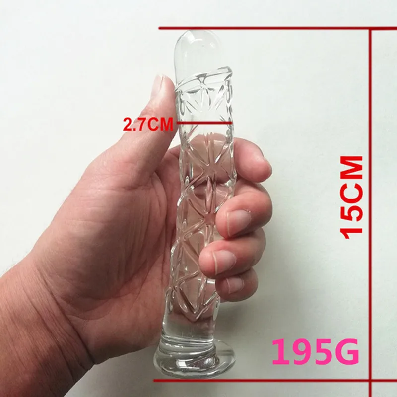 Sexyshop Pyrex Glass Dildo For Women/ Men Sextoy​ Femme Penis Masturbator Anal Dildos Sexy Toys Dildio For Woman Glass Butt Plug
