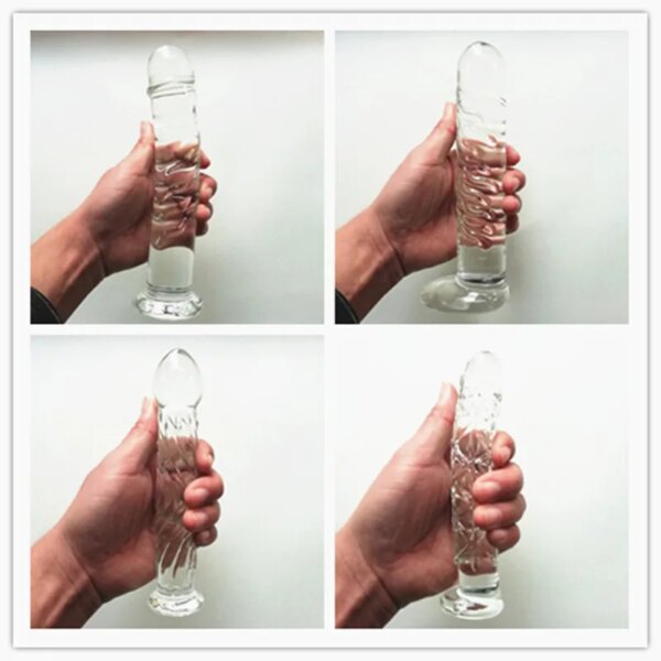 Sexyshop Pyrex Glass Dildo For Women/ Men Sextoy​ Femme Penis Masturbator Anal Dildos Sexy Toys Dildio For Woman Glass Butt Plug