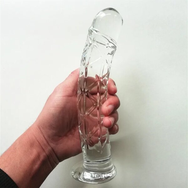 Sexyshop Pyrex Glass Dildo For Women/ Men Sextoy​ Femme Penis Masturbator Anal Dildos Sexy Toys Dildio For Woman Glass Butt Plug