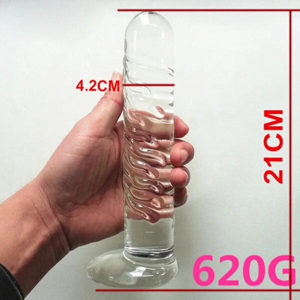 Sexyshop Pyrex Glass Dildo For Women/ Men Sextoy​ Femme Penis Masturbator Anal Dildos Sexy Toys Dildio For Woman Glass Butt Plug