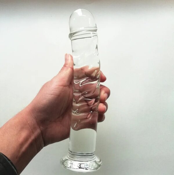 Sexyshop Pyrex Glass Dildo For Women/ Men Sextoy​ Femme Penis Masturbator Anal Dildos Sexy Toys Dildio For Woman Glass Butt Plug