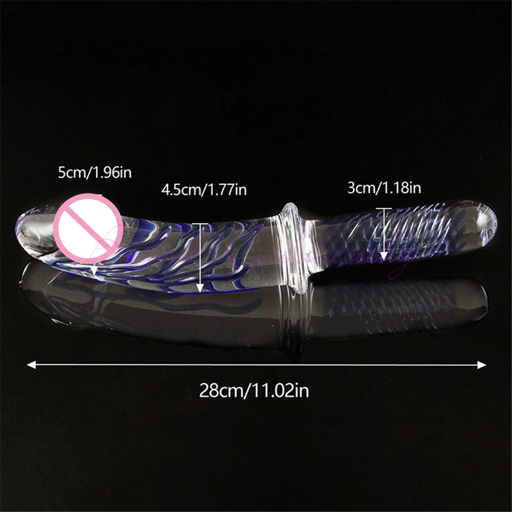 Large Pyrex Glass Dildo For Women Men Big Crystal Penis Masturbator Anal Dildos Sex Toys