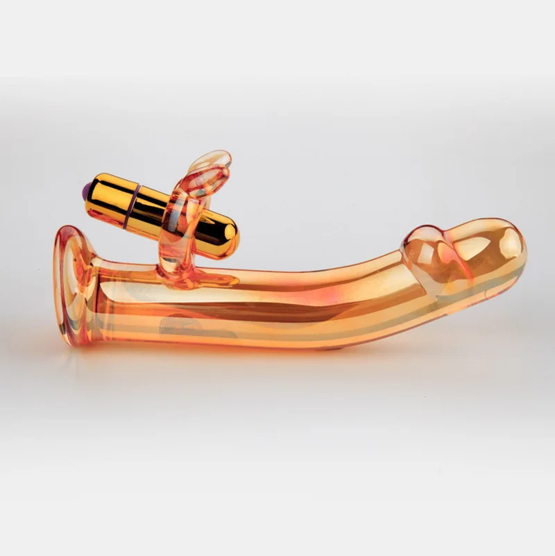 Phallus Vaginal Stimulation Pyrex Glass Dildo Butt Plug With Vibrator Anal Plug Crystal Glass Dildo For Women Gay Sex Toy Phallus Vaginal Stimulation Pyrex Glass Dildo Butt Plug With Vibrator Anal Plug Crystal Glass Dildo For Women Gay Sex Toy