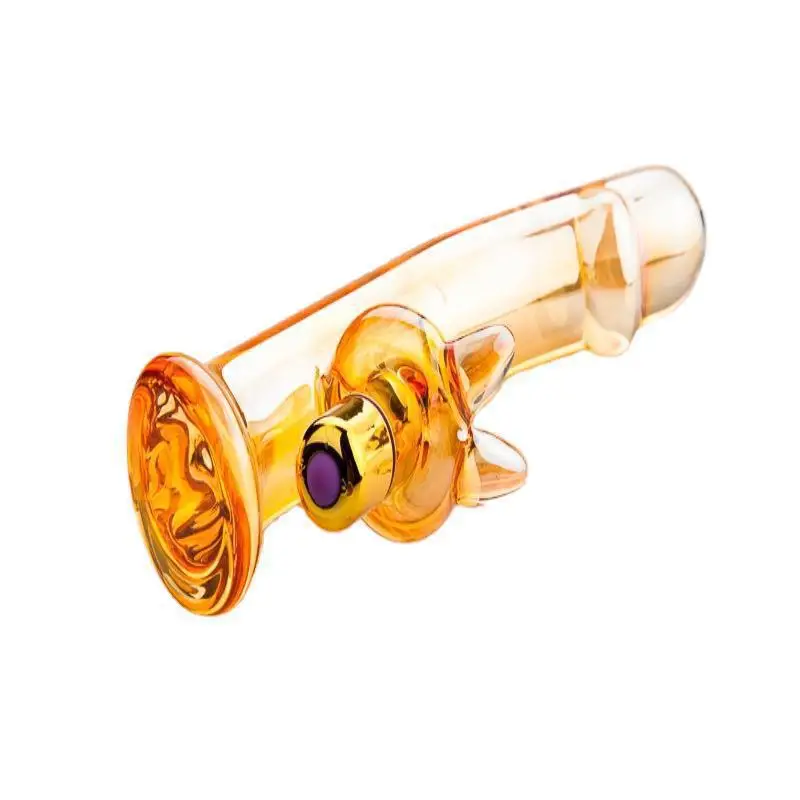 Phallus Vaginal Stimulation Pyrex Glass Dildo Butt Plug With Vibrator Anal Plug Crystal Glass Dildo For Women Gay Sex Toy Phallus Vaginal Stimulation Pyrex Glass Dildo Butt Plug With Vibrator Anal Plug Crystal Glass Dildo For Women Gay Sex Toy