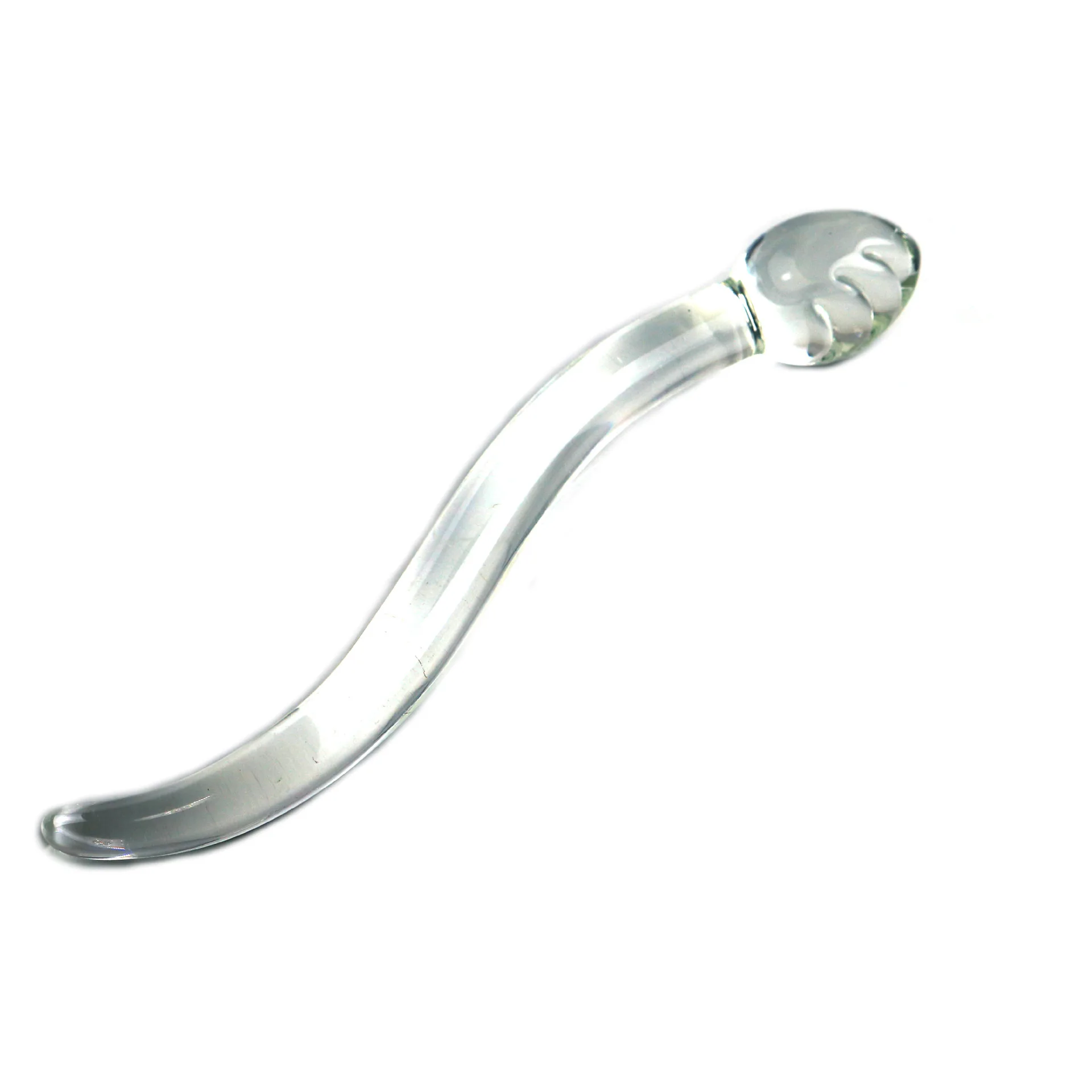 Double Ended Crystal White Pyrex Glass Dildo Artificial Penis Granule Spiral G Spot Massager Adult Game Sex Toys for Woman Gay Double Ended Crystal White Pyrex Glass Dildo Artificial Penis Granule Spiral G Spot Massager Adult Game Sex Toys for Woman Gay