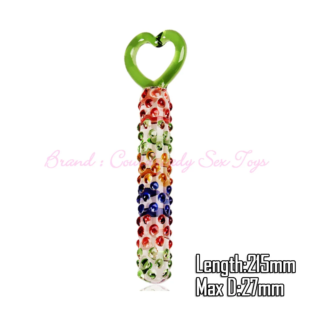 Pyrex Glass Dildo Fake Penis Crystal Anal Beads Butt Plug Prostate Massager G Spot Female Masturbation Toys