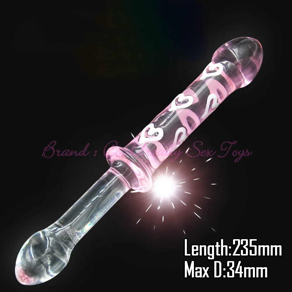 Pyrex Glass Dildo Fake Penis Crystal Anal Beads Butt Plug Prostate Massager G Spot Female Masturbation Toys