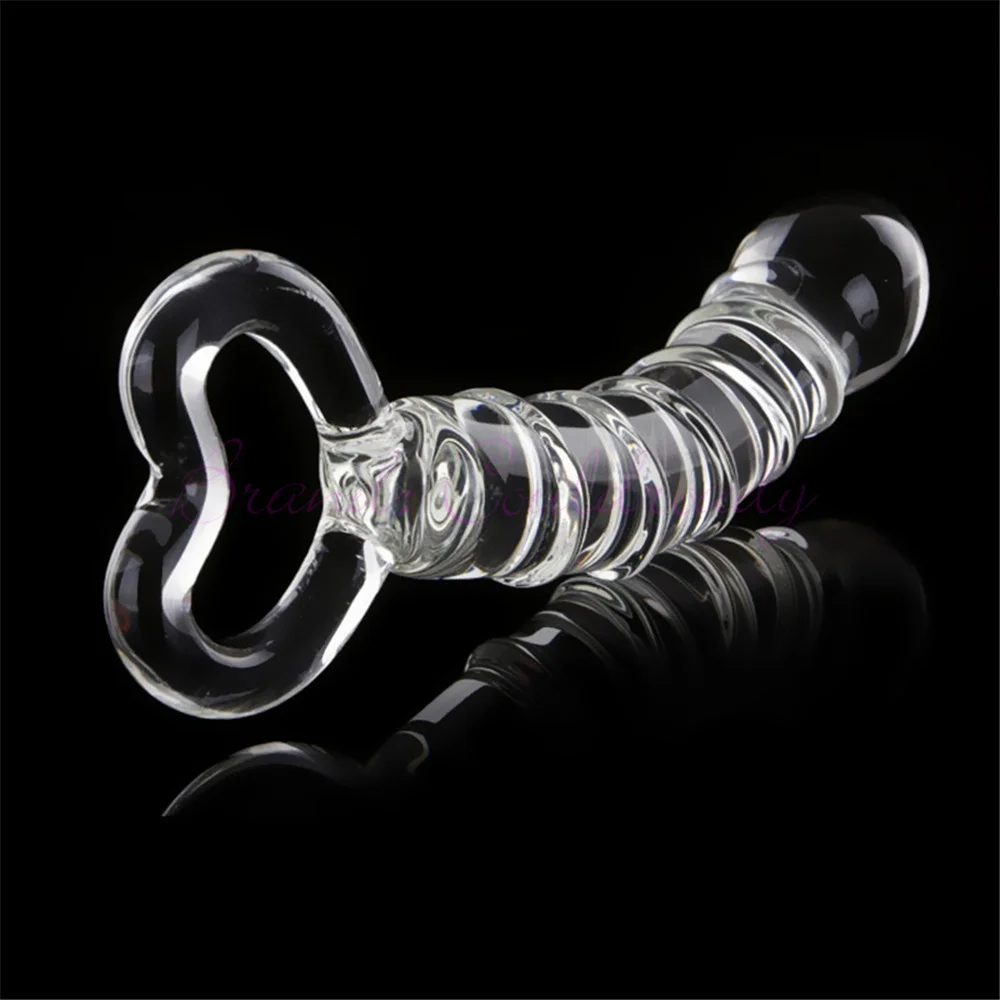 Glass Dildo Pyrex Crystal Penis Sex Toys for Woman Anal Butt Plug Female Masturbator