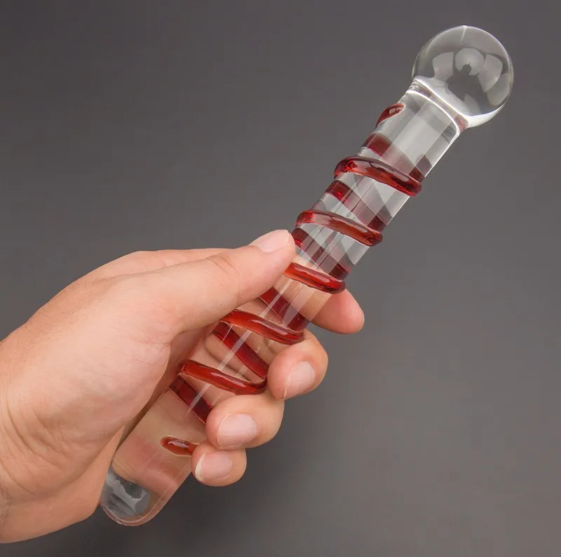 Erotic 8.5 Inch Crystal Pyrex Glass Dildo Swirl Surface Big Penis Anal Dildo Butt Plug Adult Sex Toys for Woman Sex Products Erotic 8.5 Inch Crystal Pyrex Glass Dildo Swirl Surface Big Penis Anal Dildo Butt Plug Adult Sex Toys for Woman Sex Products